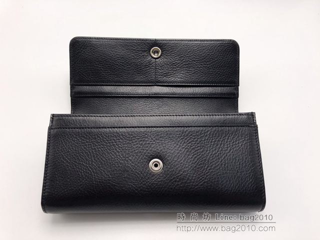 chrome hearts包 克羅心錢包 s925純銀配件 進口牛皮 克羅心翻蓋長錢包  gjc1967